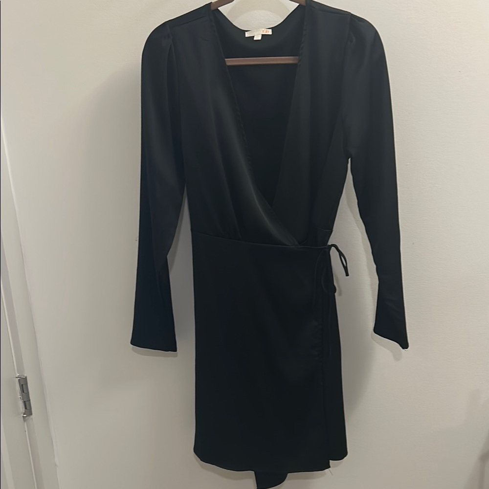 Gianni Bini Black Long Sleeve Dress